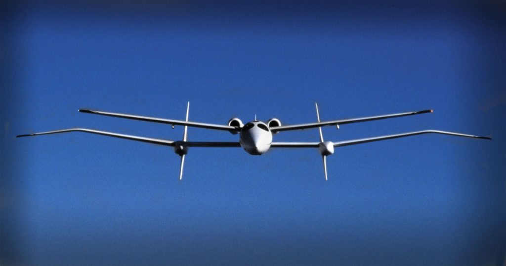Burt Rutan and his aircraft ISAP